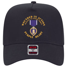 Load image into Gallery viewer, Baseball Cap - Wounded in Action - Purple Heart V1
