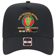 Load image into Gallery viewer, Baseball Cap - 24th Infantry Division - Desert Storm Veteran X 300
