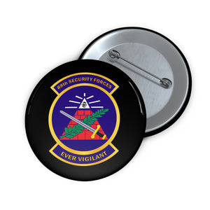 Custom Pin Buttons - USAF - 88th Security Force Squadron wo Txt