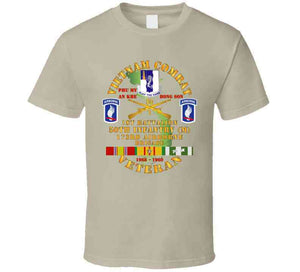 Army - Vietnam Combat Veteran W 1st Bn - 50th Inf - 173rd Airborne Bde 1968-69 W Vn Svc Classic T Shirt, Crewneck Sweatshirt, Hoodie, Long Sleeve