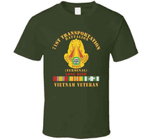 Load image into Gallery viewer, Army - 71st Transportation Battalion - -terminal - Long Binh -vietnam Vet W Vn Svc X 300 Classic T Shirt, Crewneck Sweatshirt, Hoodie, Long Sleeve
