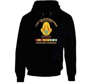 Army - 71st Transportation Battalion - -terminal - Long Binh -vietnam Vet W Vn Svc X 300 Classic T Shirt, Crewneck Sweatshirt, Hoodie, Long Sleeve