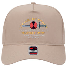 Load image into Gallery viewer, Baseball Cap - 7th Infantry Division - Bayonet Division w Bayonet - 11B-11A INFANTRY (LIGHT) 1979-2000 X 300
