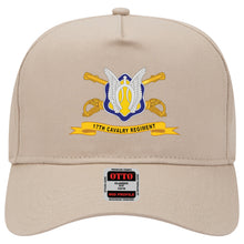 Load image into Gallery viewer, Baseball Cap - 17th Cavalry Regiment w Br - Ribbon
