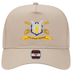 Baseball Cap - 17th Cavalry Regiment w Br - Ribbon