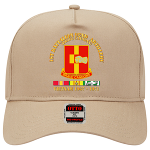 Baseball Cap - 1st Bn 92nd Artillery - Vietnam 1967 - 1971 w VN SVC