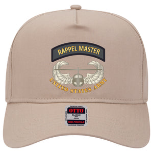 Baseball Cap - Rappel Master Tab w Air Assault Badge - US Army