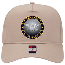 Load image into Gallery viewer, Baseball Cap - Army - Colonel Veteran
