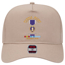 Load image into Gallery viewer, Baseball Cap - Purple Heart - WIA w Korean War  w Purple Heart
