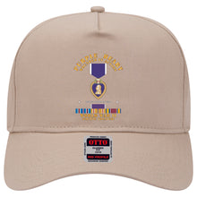 Load image into Gallery viewer, Baseball Cap - Purple Heart - WIA w WWII SVC w Purple Heart - Pacific
