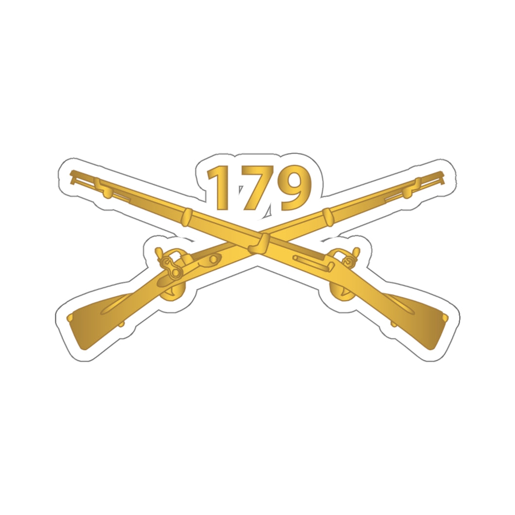 Kiss-Cut Stickers - 179th Infantry Regiment - Inf Branch wo Txt X 300