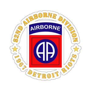 Kiss-Cut Stickers - 82nd Airborne Division - 1967 Detroit Riots