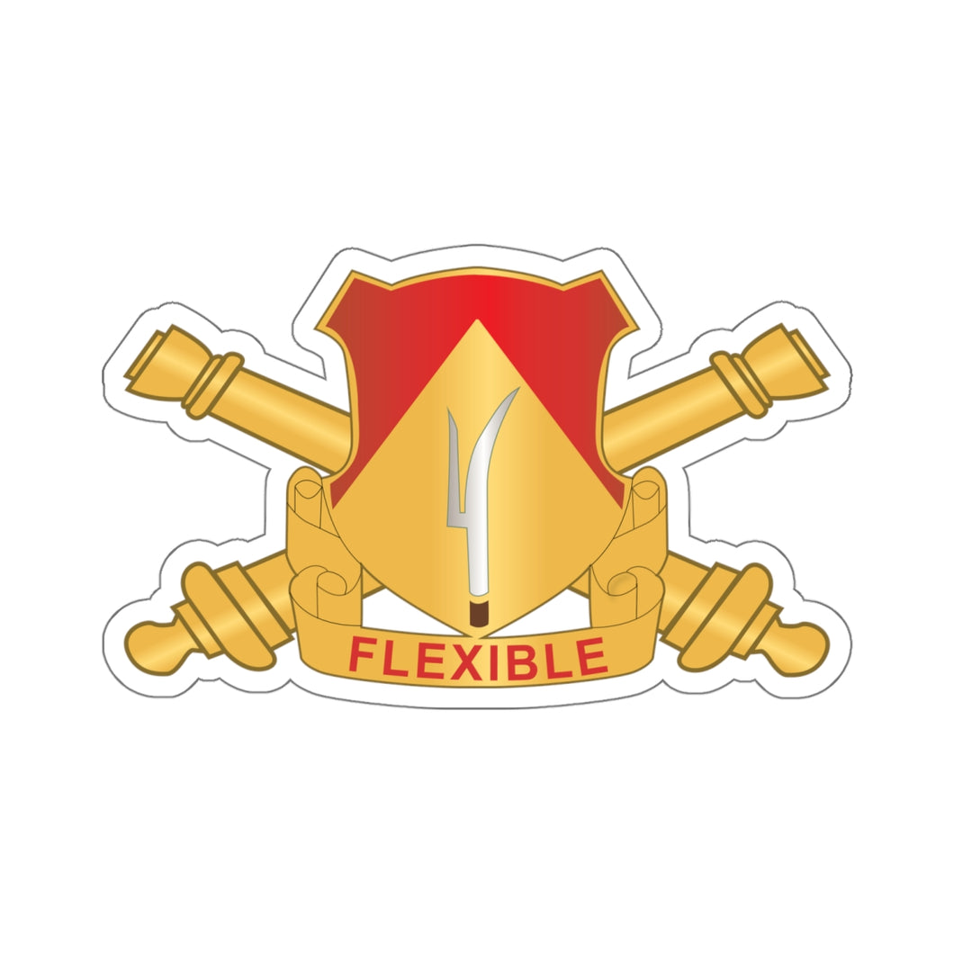 Kiss-Cut Stickers - 94th Field Artillery Regiment - DUI w Br X 300