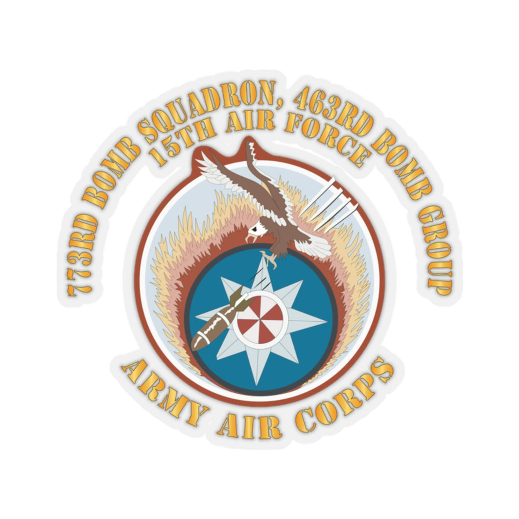 Kiss-Cut Stickers - AAC - 773rd Bomb Squadron, 463rd Bomb Group - 15th AF X 300