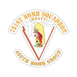 Kiss-Cut Stickers - AAC - 781st Bomb Squadron - 465th BG - WWII