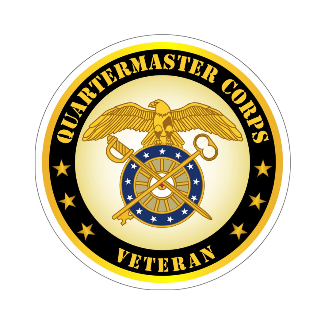 Kiss-Cut Stickers - Army - Quartermaster Corps Branch Veteran