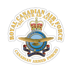 Kiss-Cut Stickers -  Canada - Royal Canadian Air Force - Sic itur ad astra