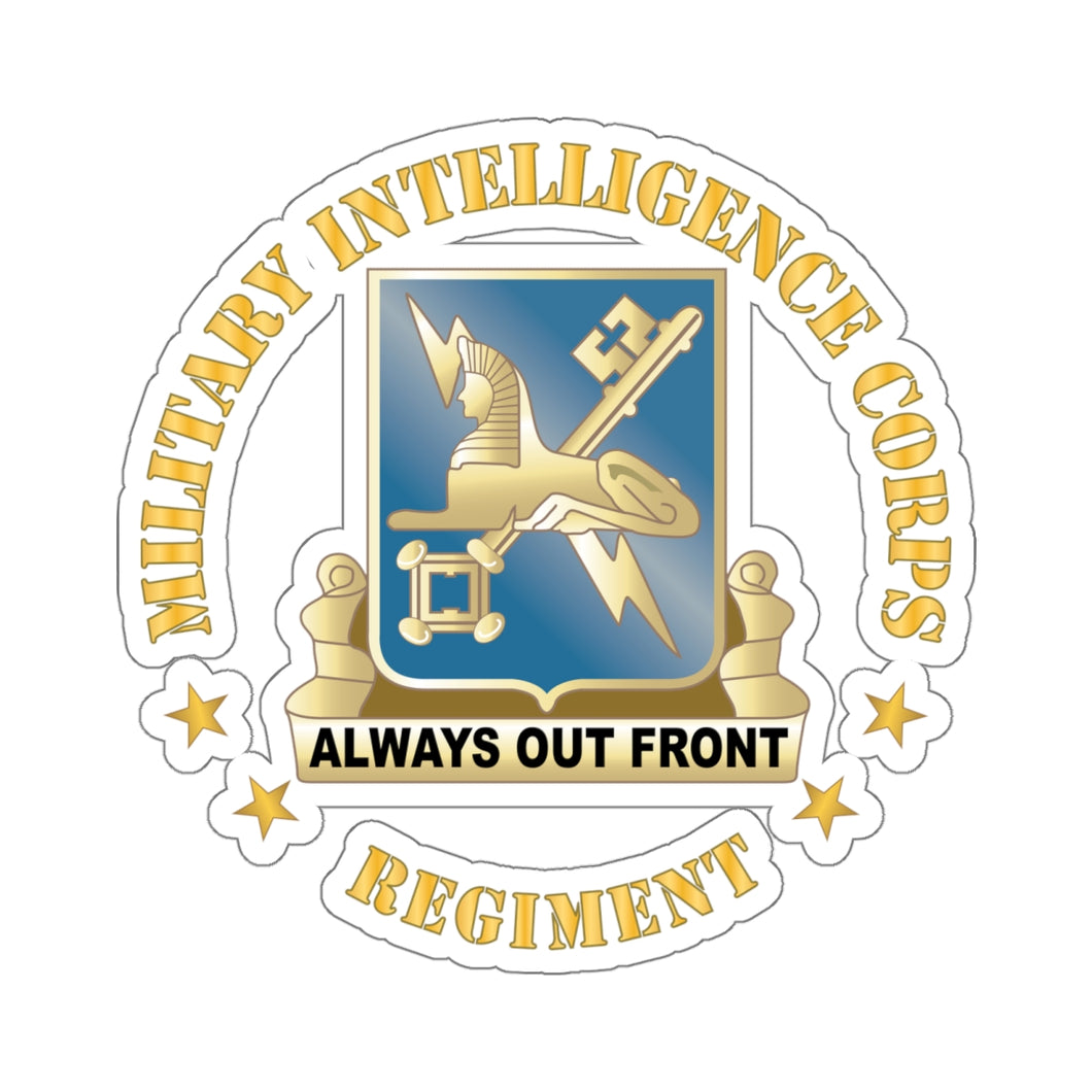 Kiss-Cut Stickers - Military Intelligence Corps Regiment X 300