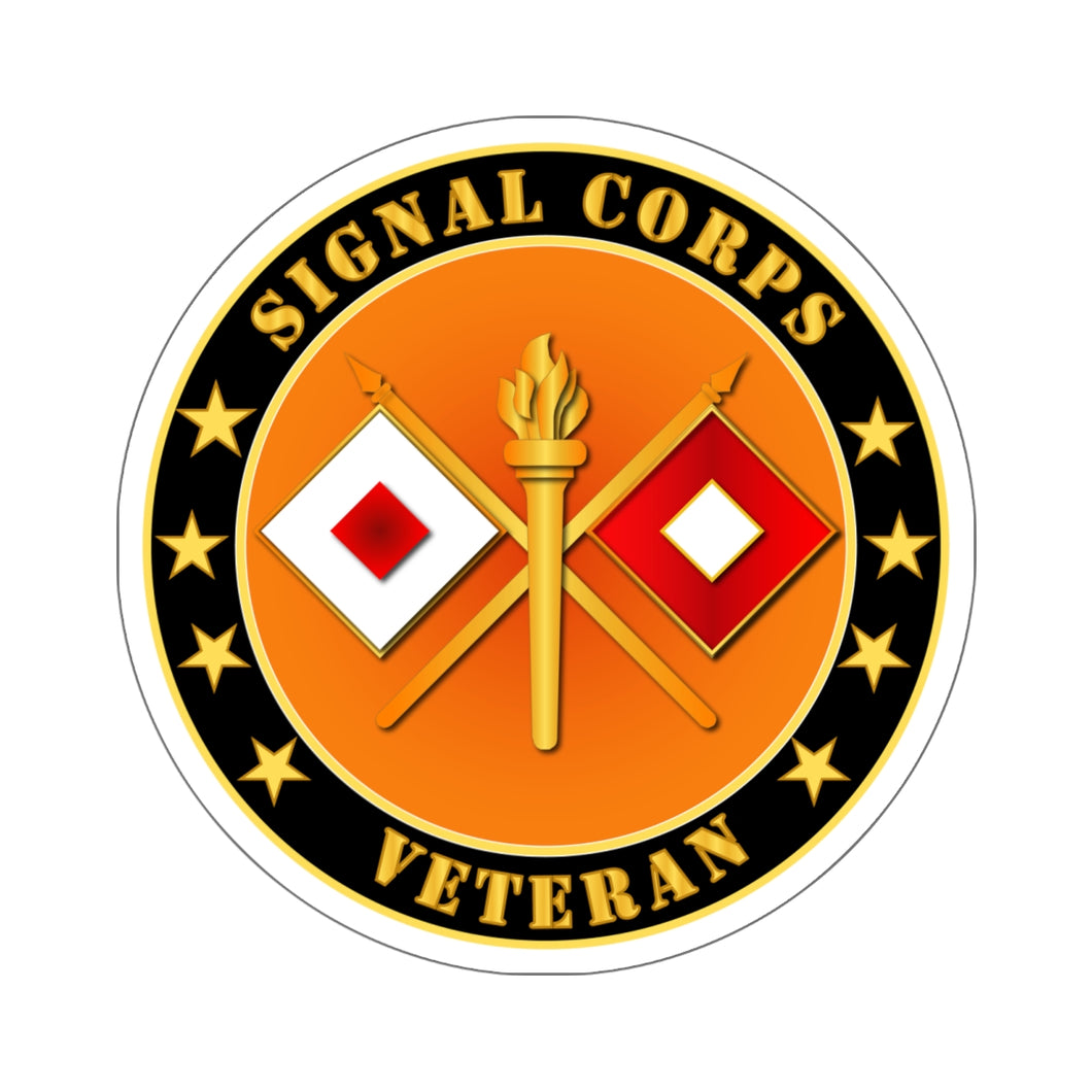 Kiss-Cut Stickers - Signal Corps Veteran