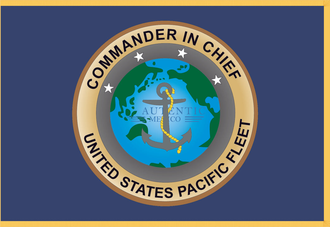 Rectangle Flags - Commander In Chief - US Pacific Fleet X 300