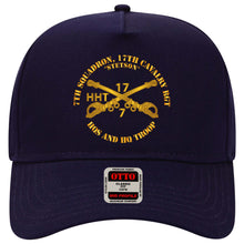 Load image into Gallery viewer, Baseball Cap - 7th Sqn 17th Cavalry Regiment - HHT - Stetson
