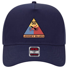 Load image into Gallery viewer, Baseball Cap - 50th Armored Division - Jersey Blues wo Txt X 300
