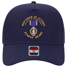 Load image into Gallery viewer, Baseball Cap - Wounded in Action - Purple Heart V1
