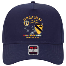 Load image into Gallery viewer, Baseball Cap - 7th Cavalry (Air Cav) - 1st  Cav Division w SVC
