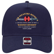 Load image into Gallery viewer, Baseball Cap - 7th Infantry Division - Bayonet Division w Bayonet - 11B-11A INFANTRY (LIGHT) 1979-2000 X 300
