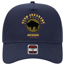 Load image into Gallery viewer, Baseball Cap - 92nd Infantry Division - Buffalo Soldiers X 300
