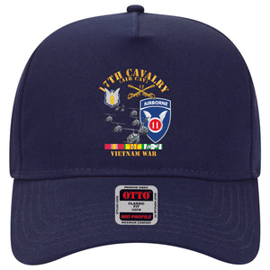 Baseball Cap - 17th Cavalry (Air CAv) - 11th Airborne Division w SVC