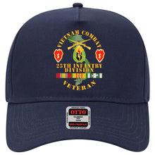 Load image into Gallery viewer, Baseball Cap - Vietnam Combat Infantry Veteran w 25th Infantry Division - DUI w VN SVC
