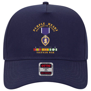 Baseball Cap - Purple Heart - WIA w VN SVC