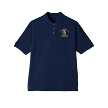 Load image into Gallery viewer, Men&#39;s Piqué Polo - 5th Special Forces Group w Flash VN SVC
