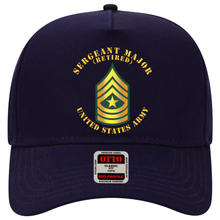 Load image into Gallery viewer, Baseball Cap - Army - Sergeant Major - SGM - Retired
