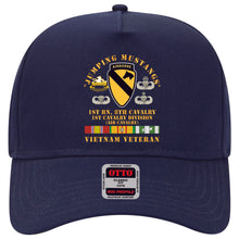 Load image into Gallery viewer, Baseball Cap - Jumping Mustangs - 1st Bn 8th Cav 1st Cav - w VN SVC
