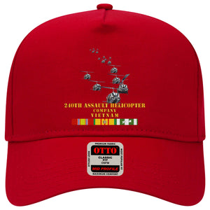 Baseball Cap - 240th Assault Helicopter Co w VN SVC V