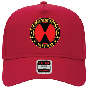 Baseball Cap - 7th Infantry Division - Fort Ord