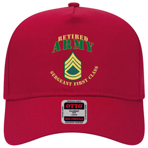 Baseball Cap - Army - ARMY -  SFC - Retired