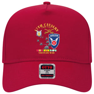 Baseball Cap - 17th Cavalry (Air CAv) - 11th Airborne Division w SVC