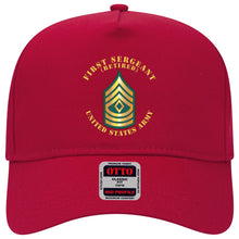 Load image into Gallery viewer, Baseball Cap - First Sergeant - 1SG - Retired
