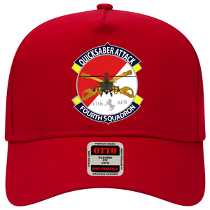 Baseball Cap - Quicksaber - 4th Squadron - SSI