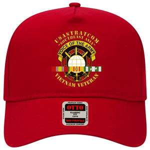 Baseball Cap - USASTRATCOM w SVC Ribbons -SE Asia