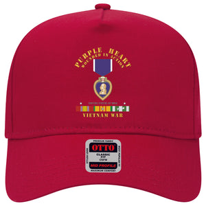 Baseball Cap - Purple Heart - WIA w VN SVC