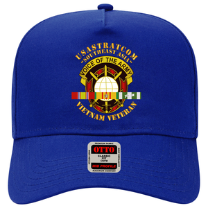 Baseball Cap - USASTRATCOM w SVC Ribbons -SE Asia