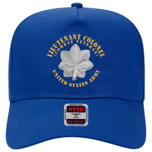 Baseball Cap - Lieutenant Colonel - LTC - Combat Veteran - V1