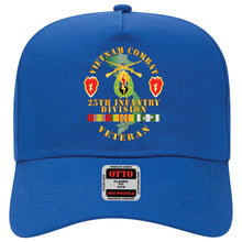 Load image into Gallery viewer, Baseball Cap - Vietnam Combat Infantry Veteran w 25th Infantry Division - DUI w VN SVC
