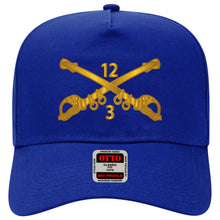 Load image into Gallery viewer, Baseball Cap - 3rd Squadron - 12th Cavalry Branch wo Txt
