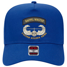 Load image into Gallery viewer, Baseball Cap - Rappel Master Tab w Air Assault Badge - US Army
