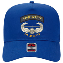 Load image into Gallery viewer, Baseball Cap - Rappel Master Tab w Air Assault Badge
